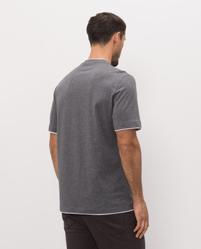 Brunello Cucinelli Grey melange T-shirt M0B137427