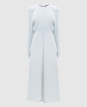 Victoria Beckham Blue Dolman Midi Dress 1126WDR005231A