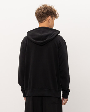Maison Margiela MM6 Black sports jacket with logo patch SH2HG0009M25013