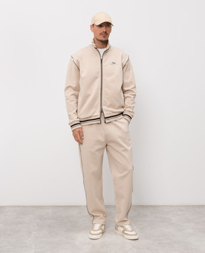 Iceberg Beige sweatpants with logo embroidery B0506332
