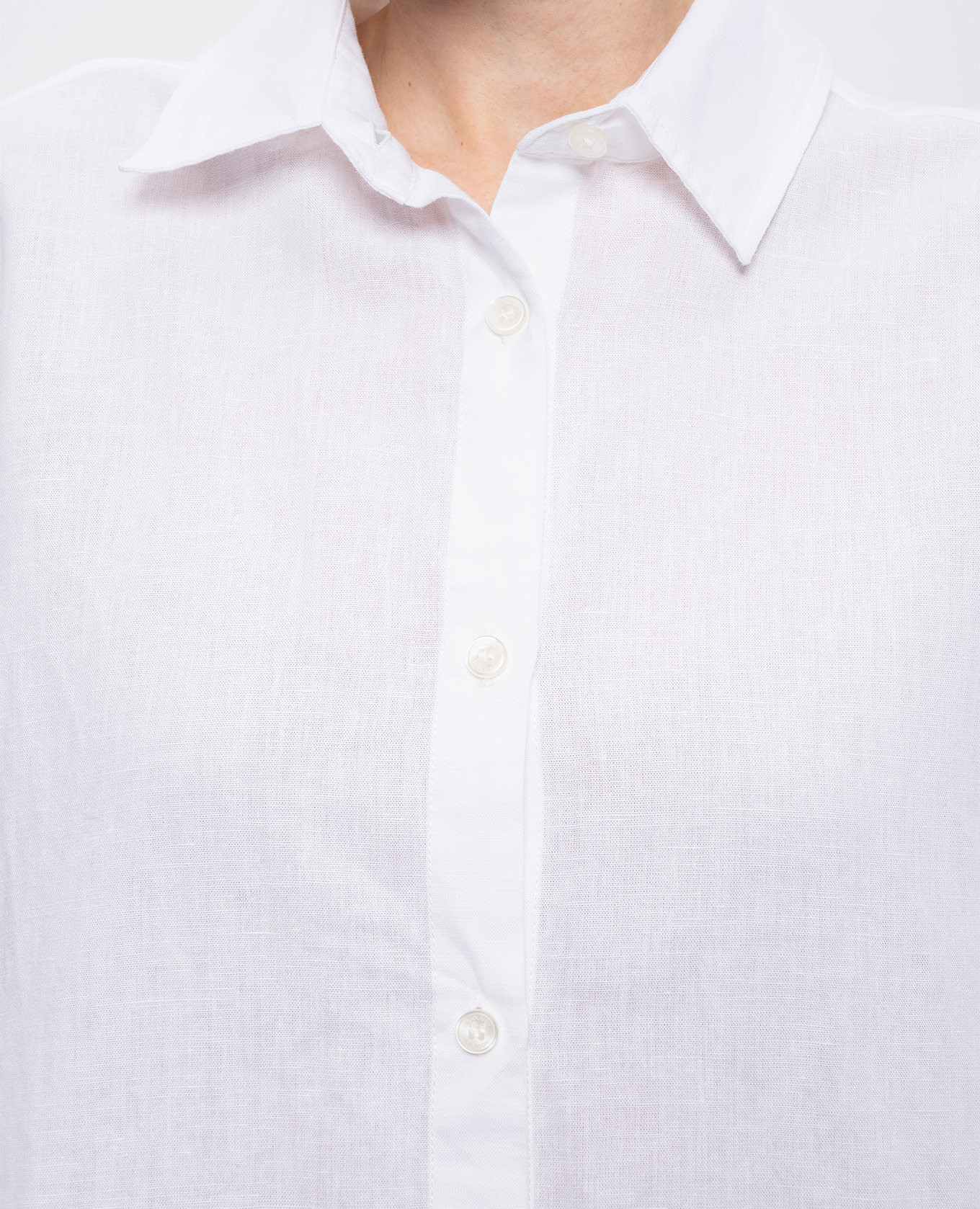 

White shirt with linen Woolrich