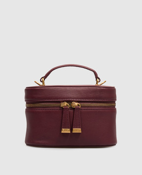 Twinset Burgundy leather cross-body bag 262TD8170