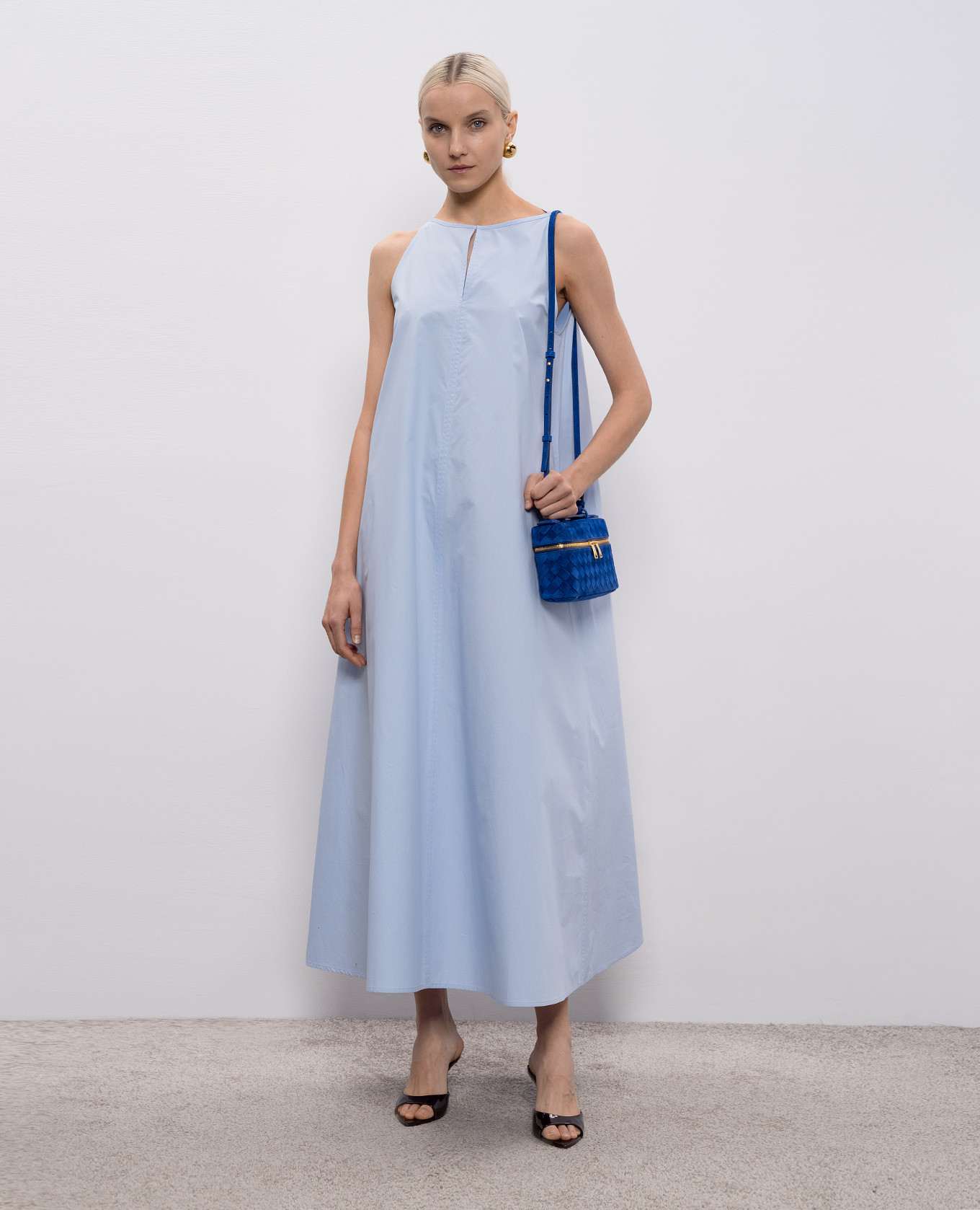 

Blue maxi dress Agnona, Light blue