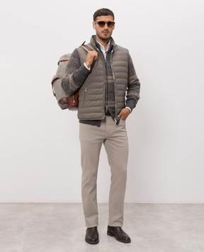Brunello Cucinelli Grey jeans with emblem M277PB3210