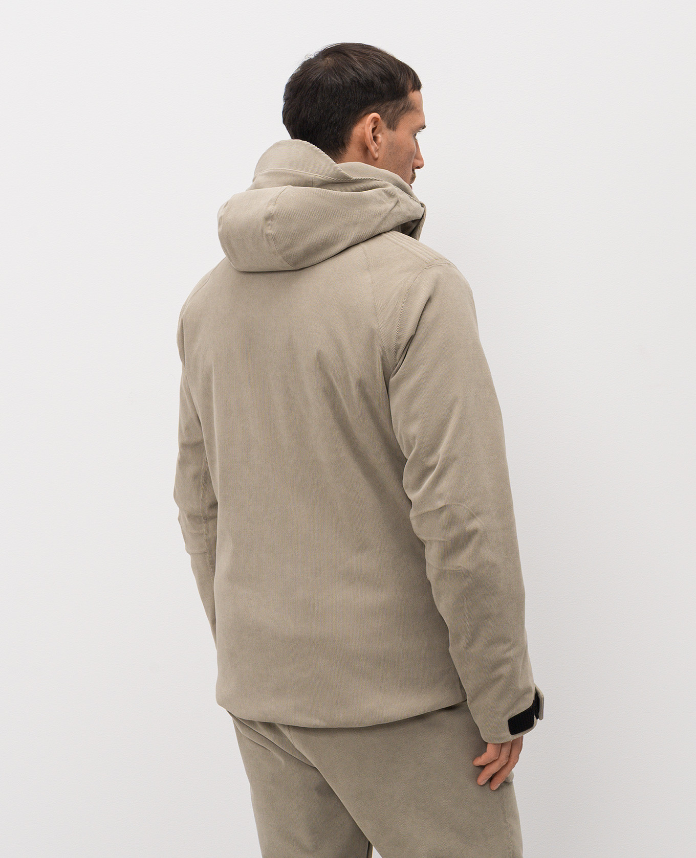 LAMET khaki corduroy ski jacket K-Way 4