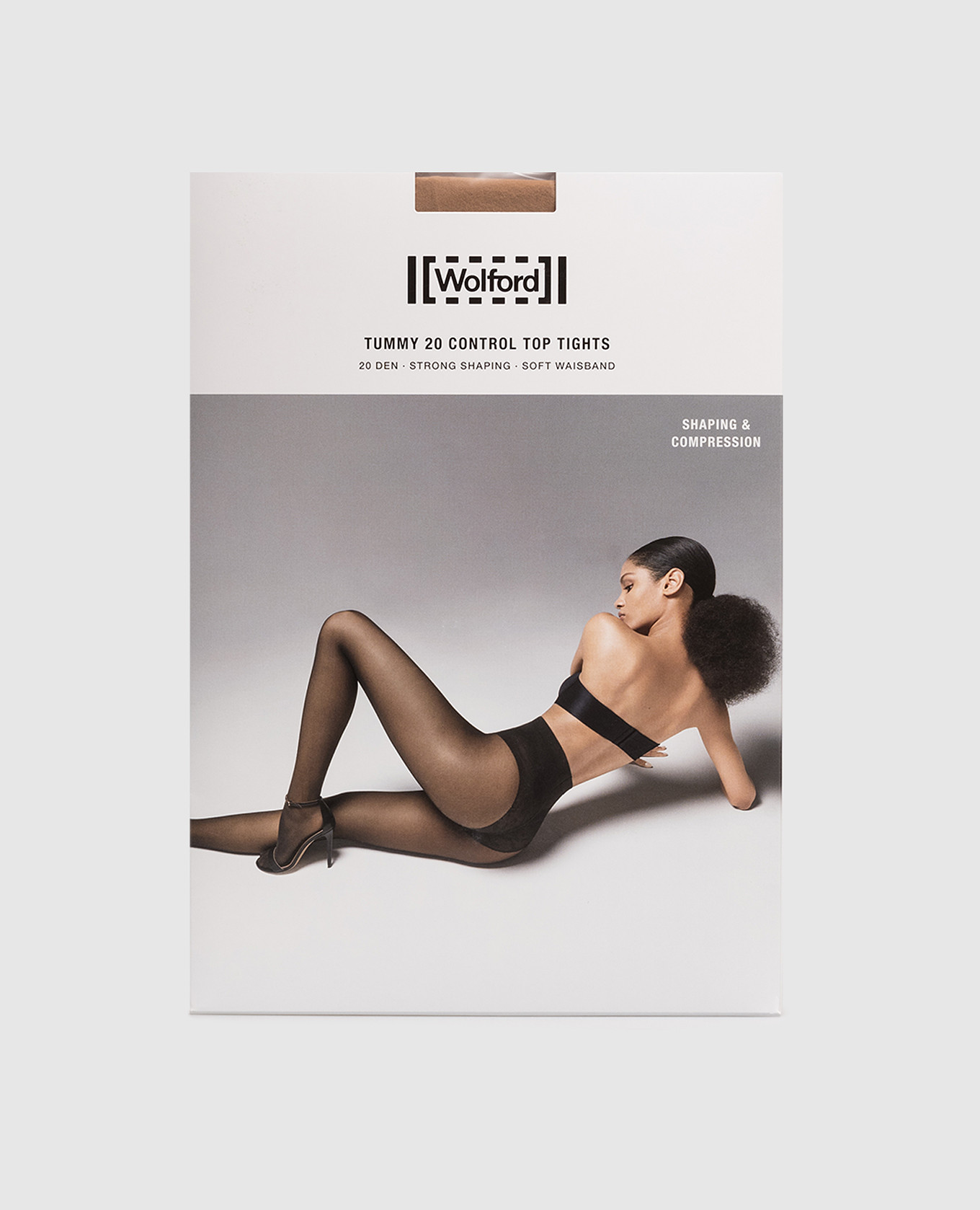 

Brown tights Tummy 20 den Wolford
