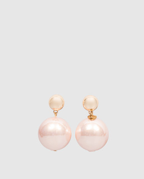 Dolman Bijoux Pink earrings with logo 17269