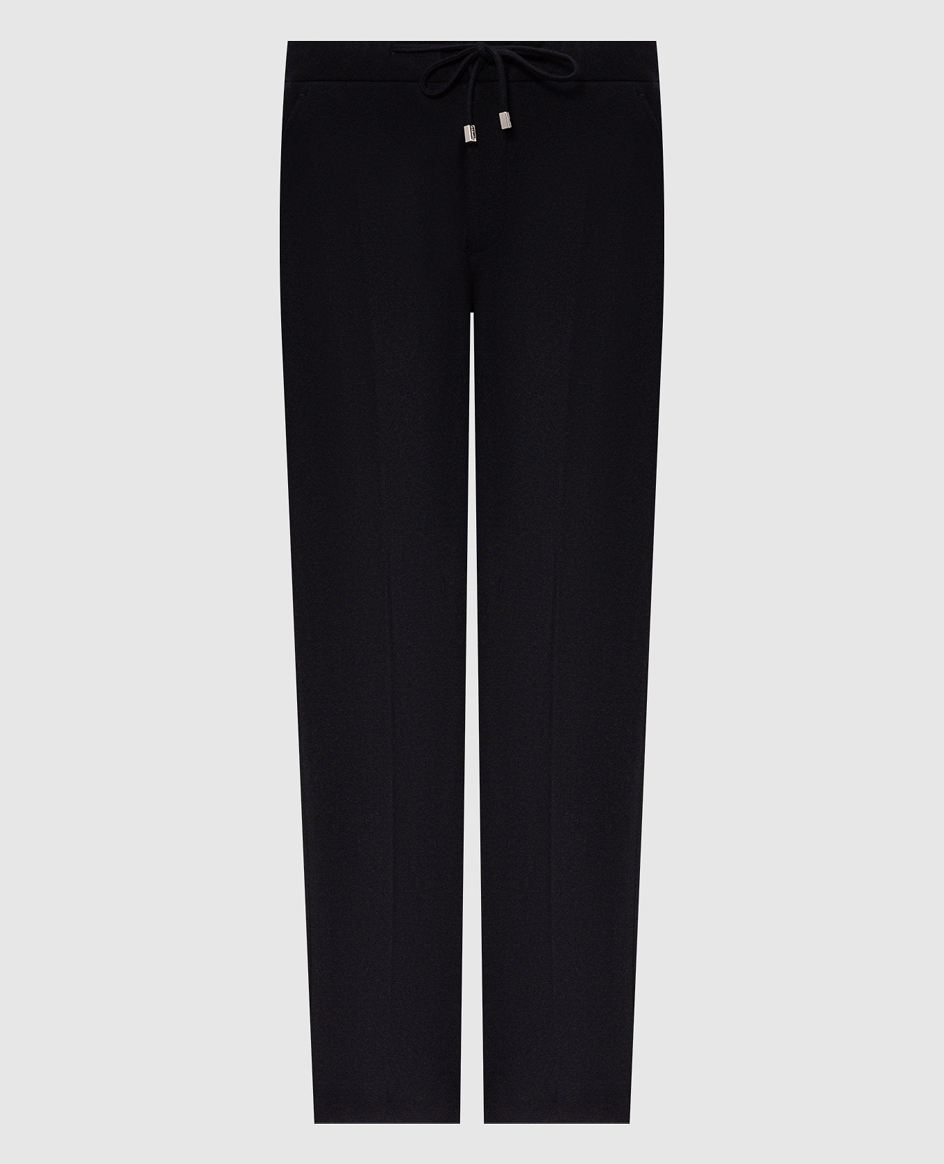 Blue cashmere pants