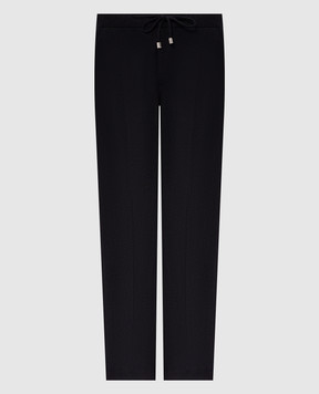 Enrico Mandelli Blue cashmere pants GYMP015428