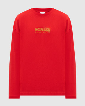 Vetements Red long sleeve with print MH27LS236R
