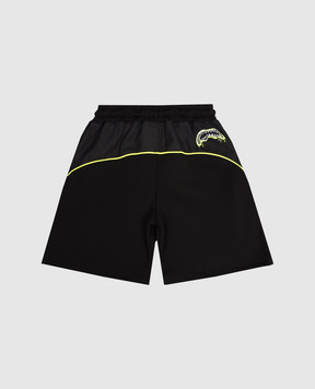 Sprayground Children's black shorts Graffiti Bear SPY1441E
