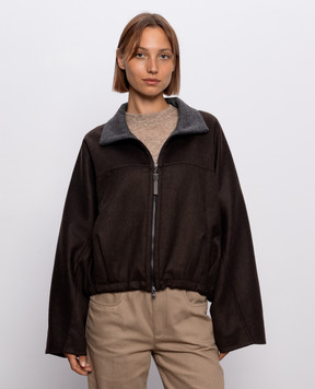 Brunello Cucinelli Brown wool jacket MP565B3F06