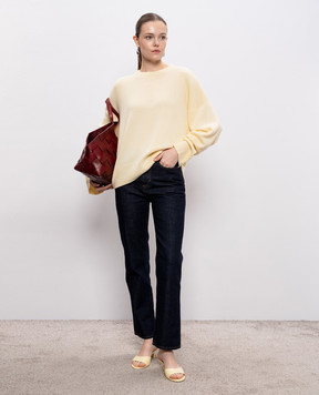 Loulou de Saison Yellow ANTON cashmere sweater ANTON