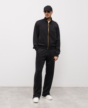 Balmain Black sweatpants GH1PQ438JL34