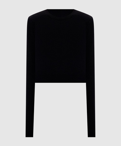 Black cashmere sweater