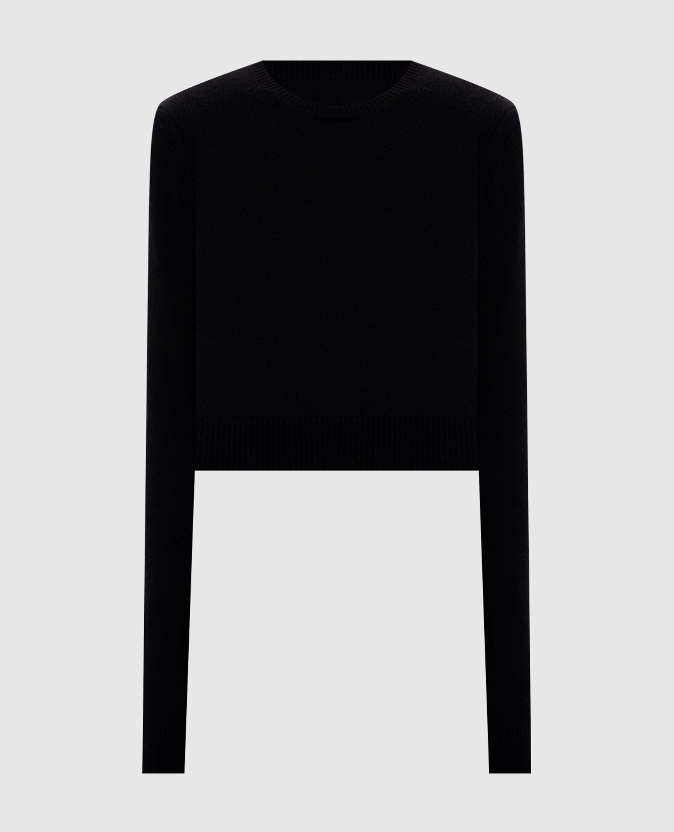 Black cashmere sweater