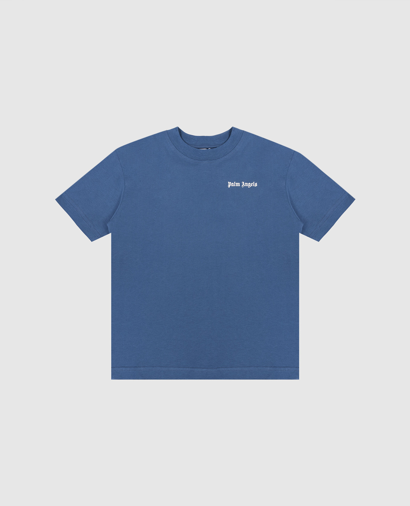 

Children's blue T-shirt with logo print Palm Angels