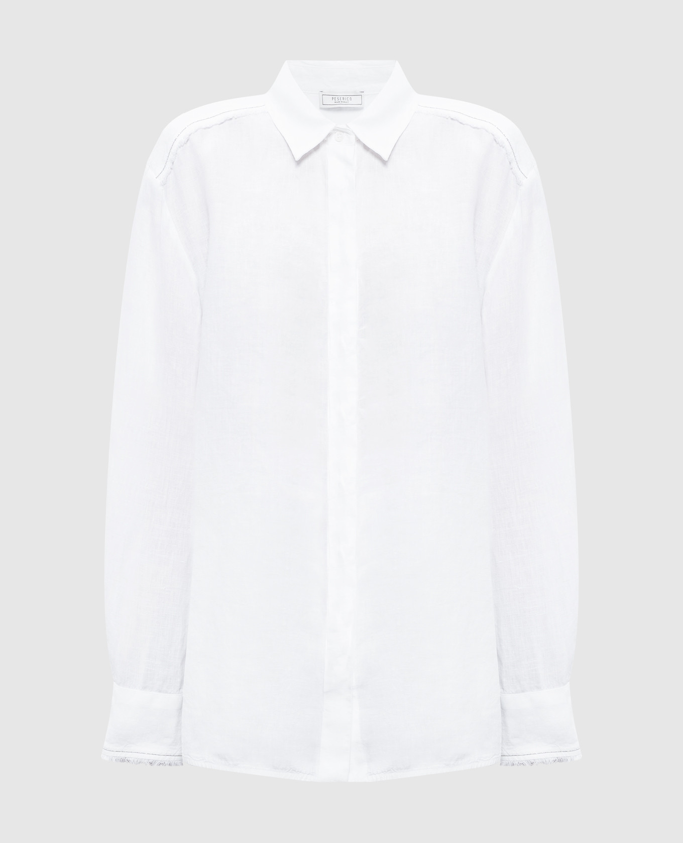 

White linen shirt Peserico