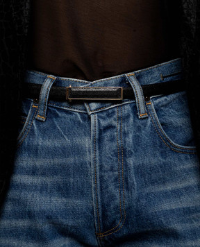Tom Ford Black leather belt WB328LGO074P