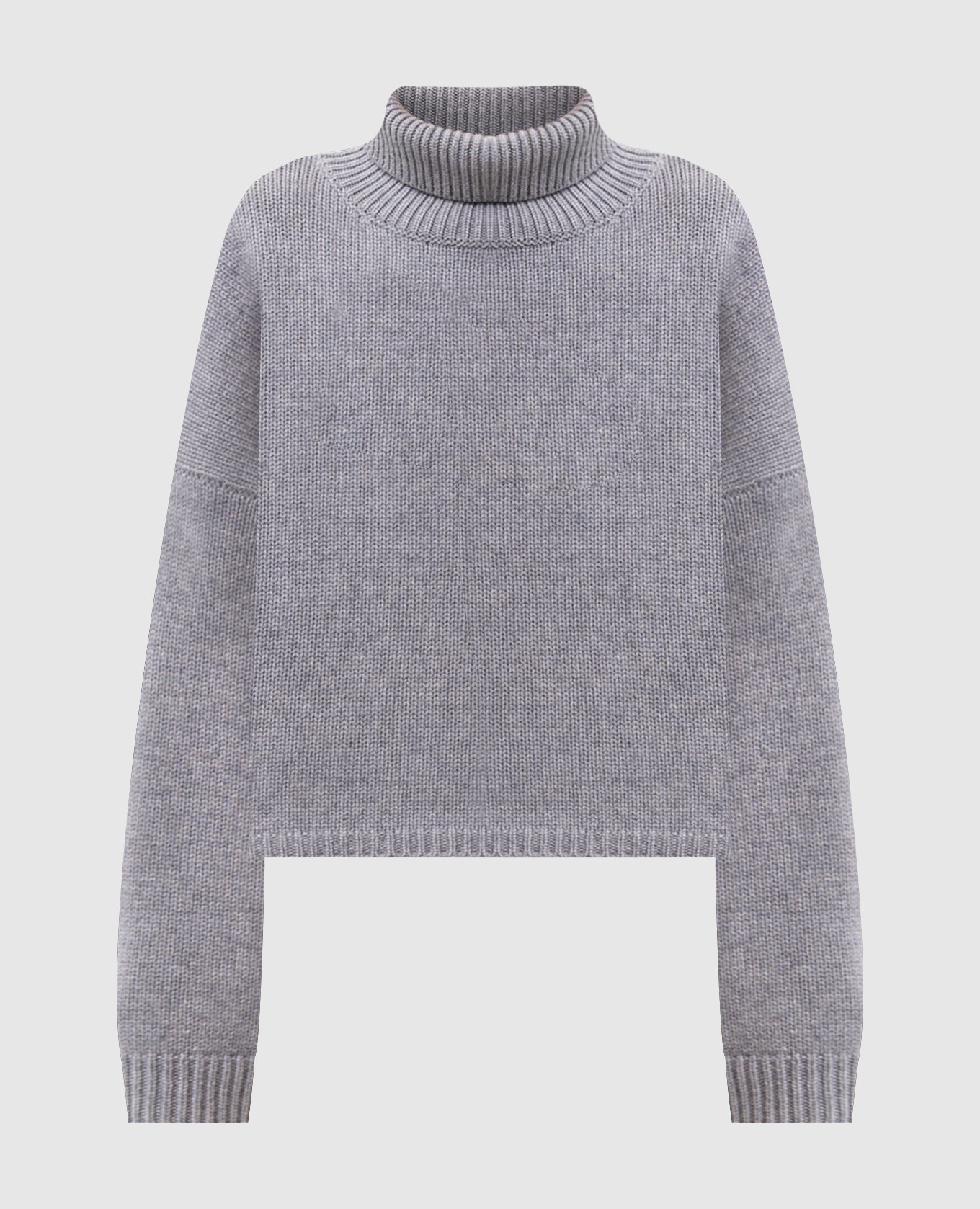 Zerlina gray cashmere sweater