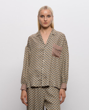 Momoni Beige blouse Cincinnati MOSH01108MO