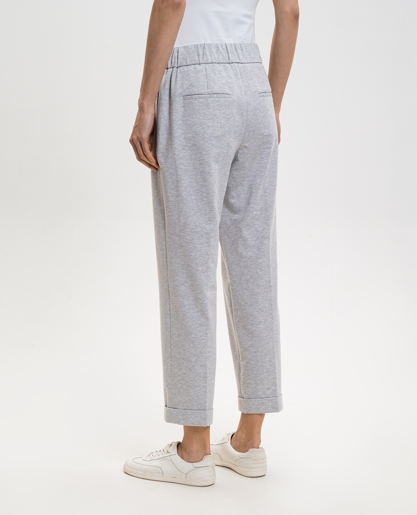 

Gray pants with patch Peserico, Grey