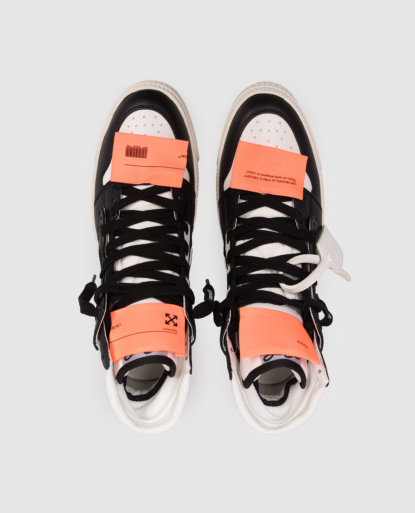 Black 3.0 Floating Arrow combo high tops Off-White 4
