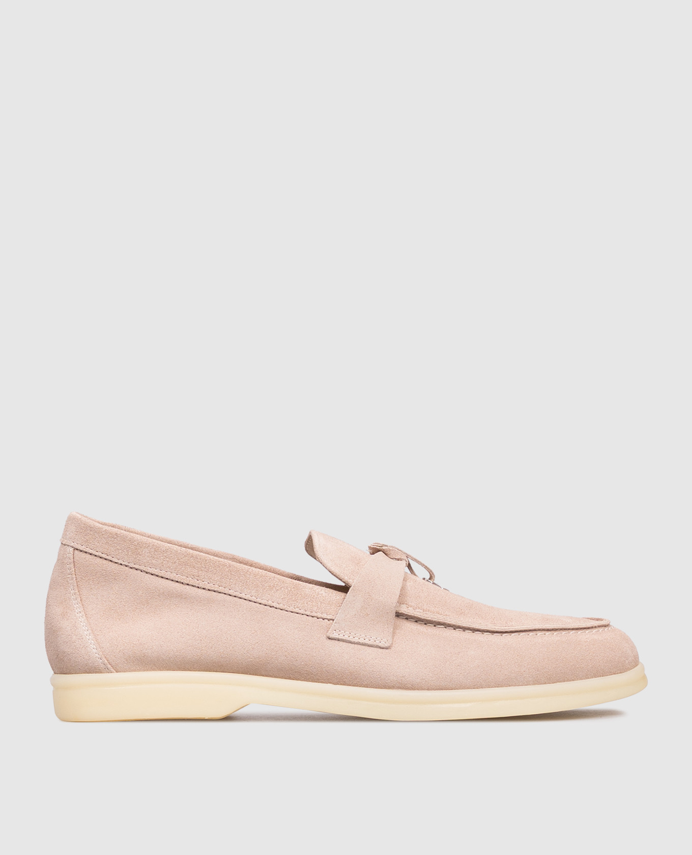 

Beige suede loafers Babe Pay Pls