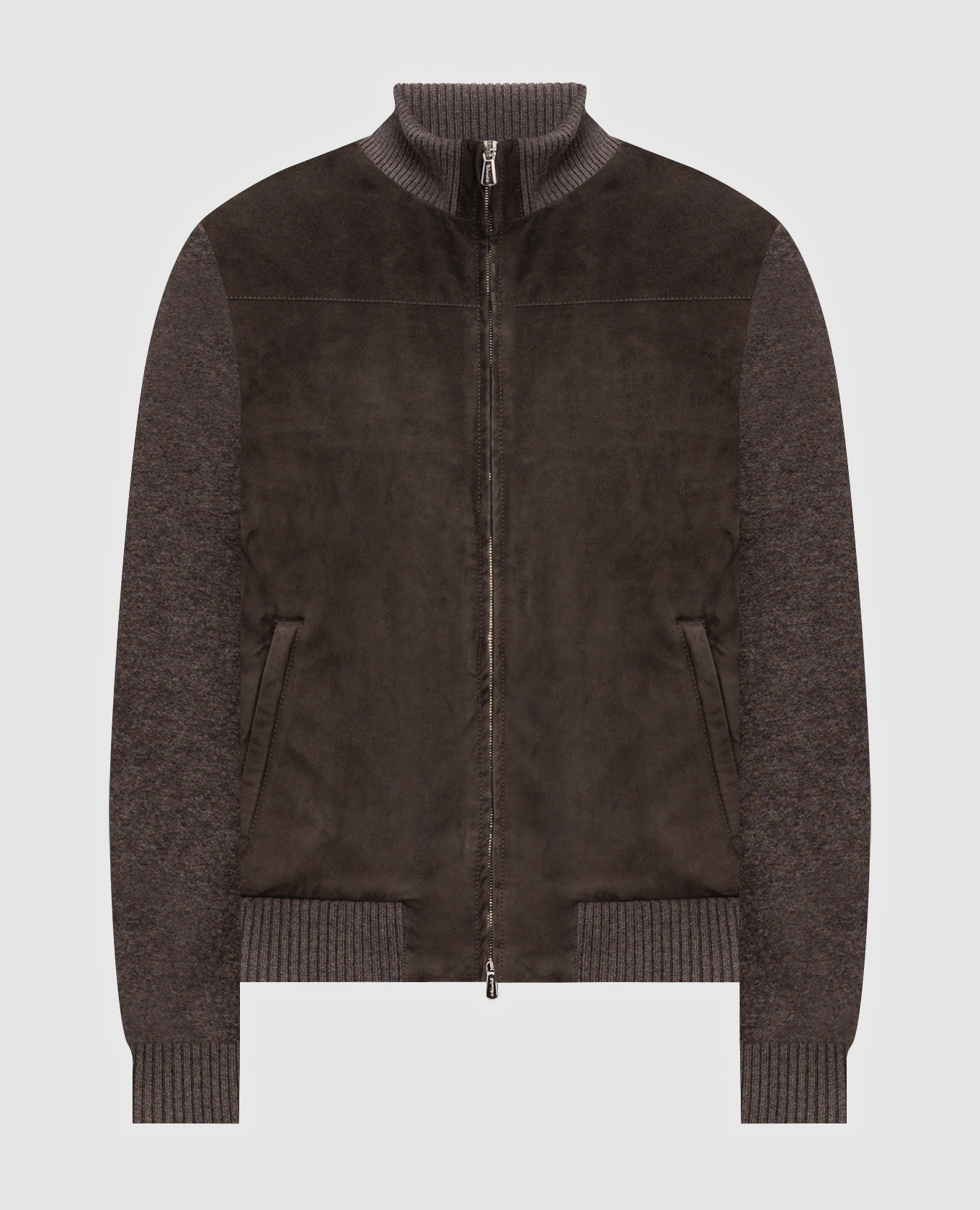 Khaki combination jacket