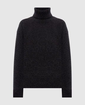 Peserico Gray sweater made of wool, silk and cashmere A99268F07K09283