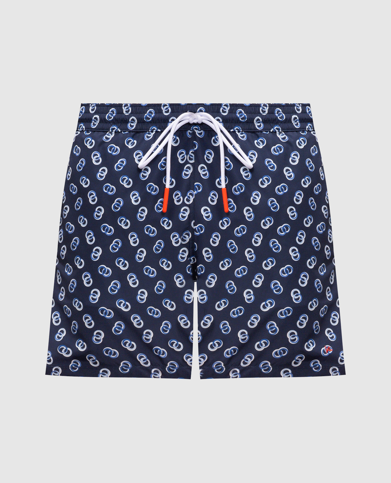 

Blue printed swim shorts ISAIA