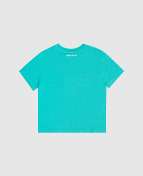 Sporty & Rich Children's green T-shirt Be Nice TO048712003GR02