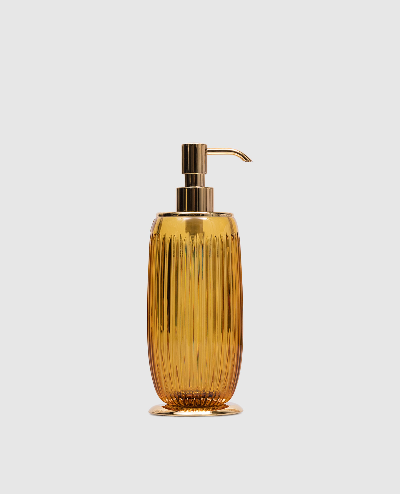 

Yellow crystal liquid soap dispenser Elegance Treesseci