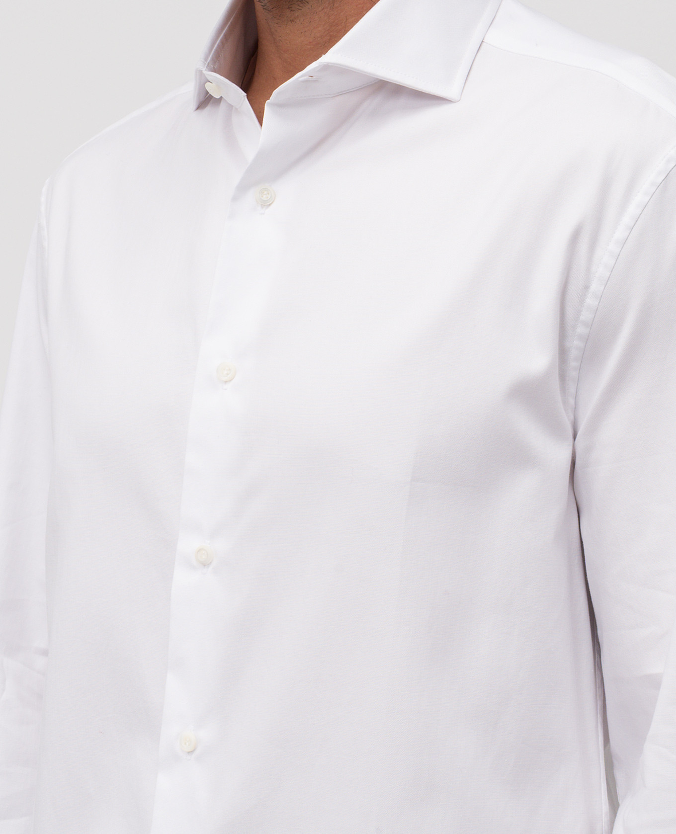 White cotton shirt Brunello Cucinelli 5