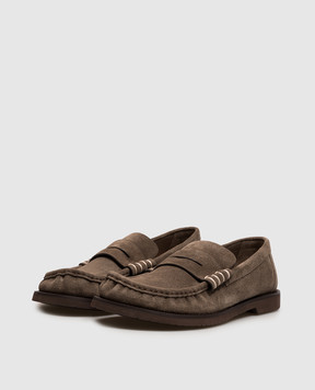 JW Anderson Brown suede loafers MO0005LA0415