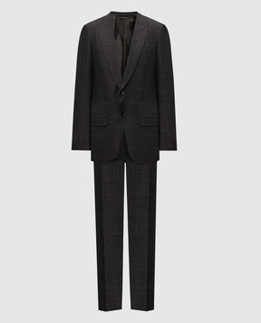 Tom Ford Gray wool check suit JLYP03W0154PLSS01W0154