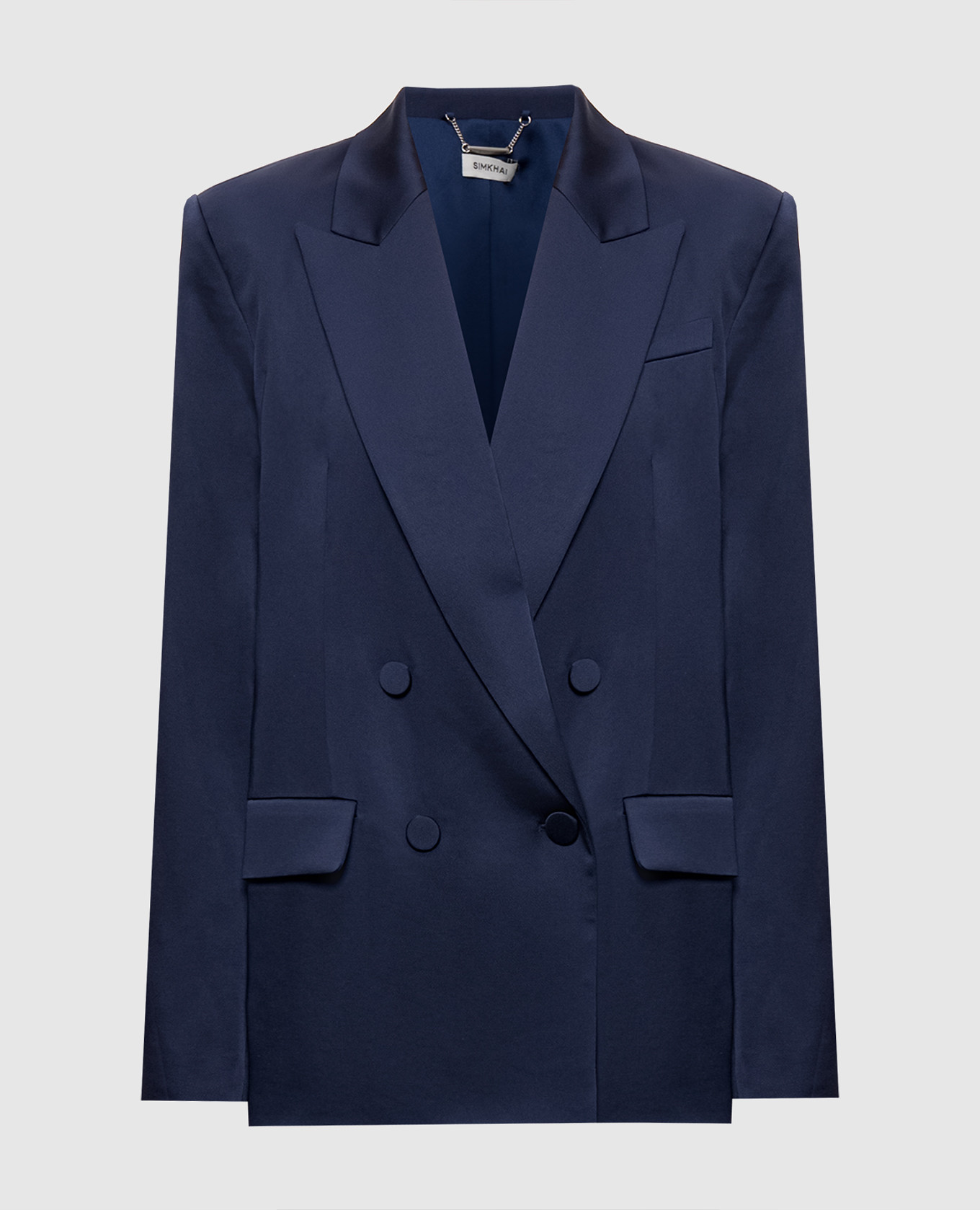 

Blue double-breasted jacket Simkhai