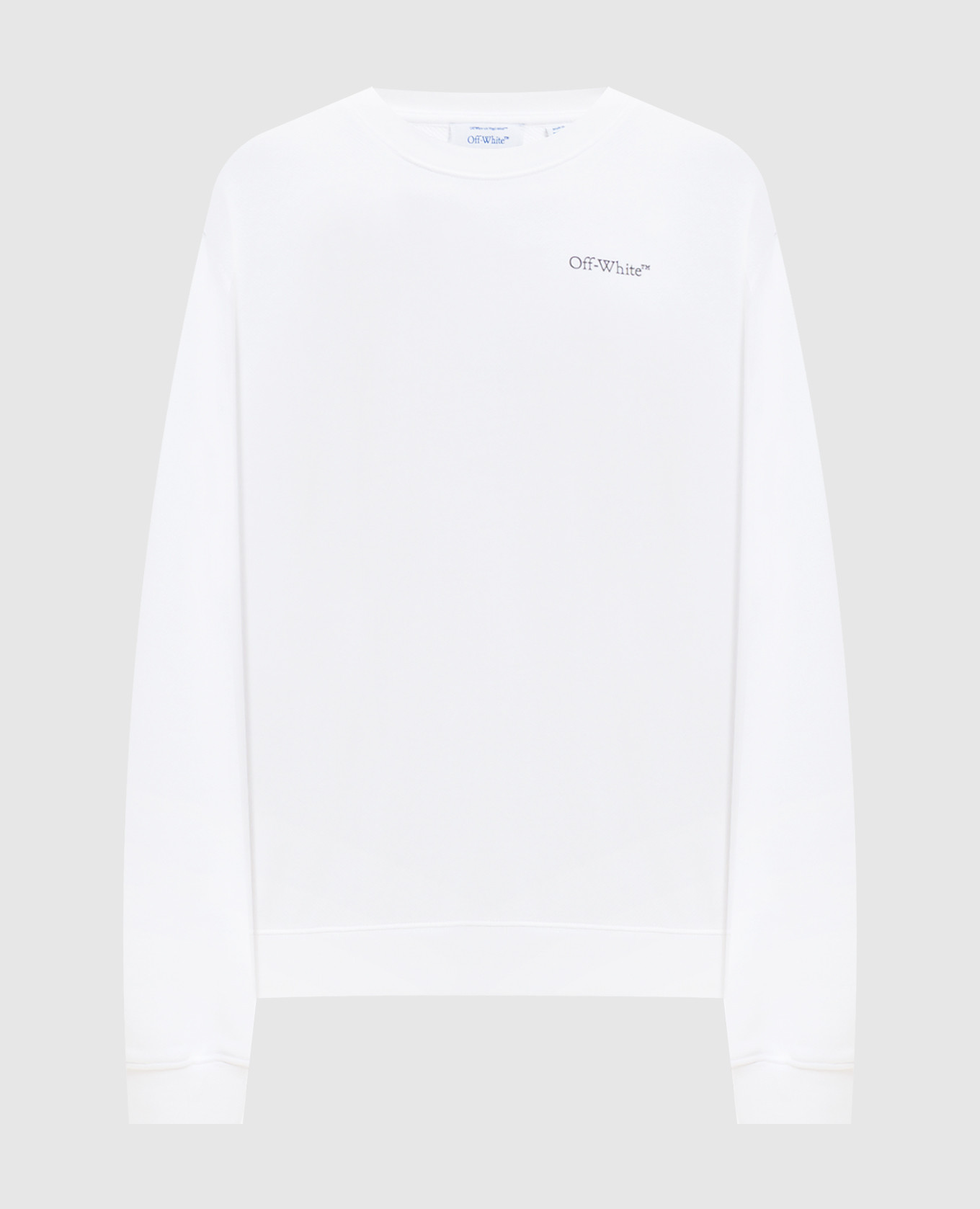 

White sweatshirt with floral Arrow logo print Off-White