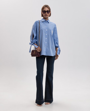 Twinset Blue striped shirt 262TP276A