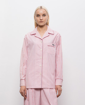 Dolce&Gabbana Pink striped shirt F5U28TFR517