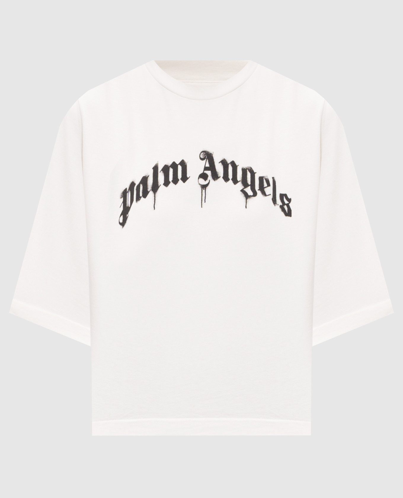 Ivory T-shirt with logo print