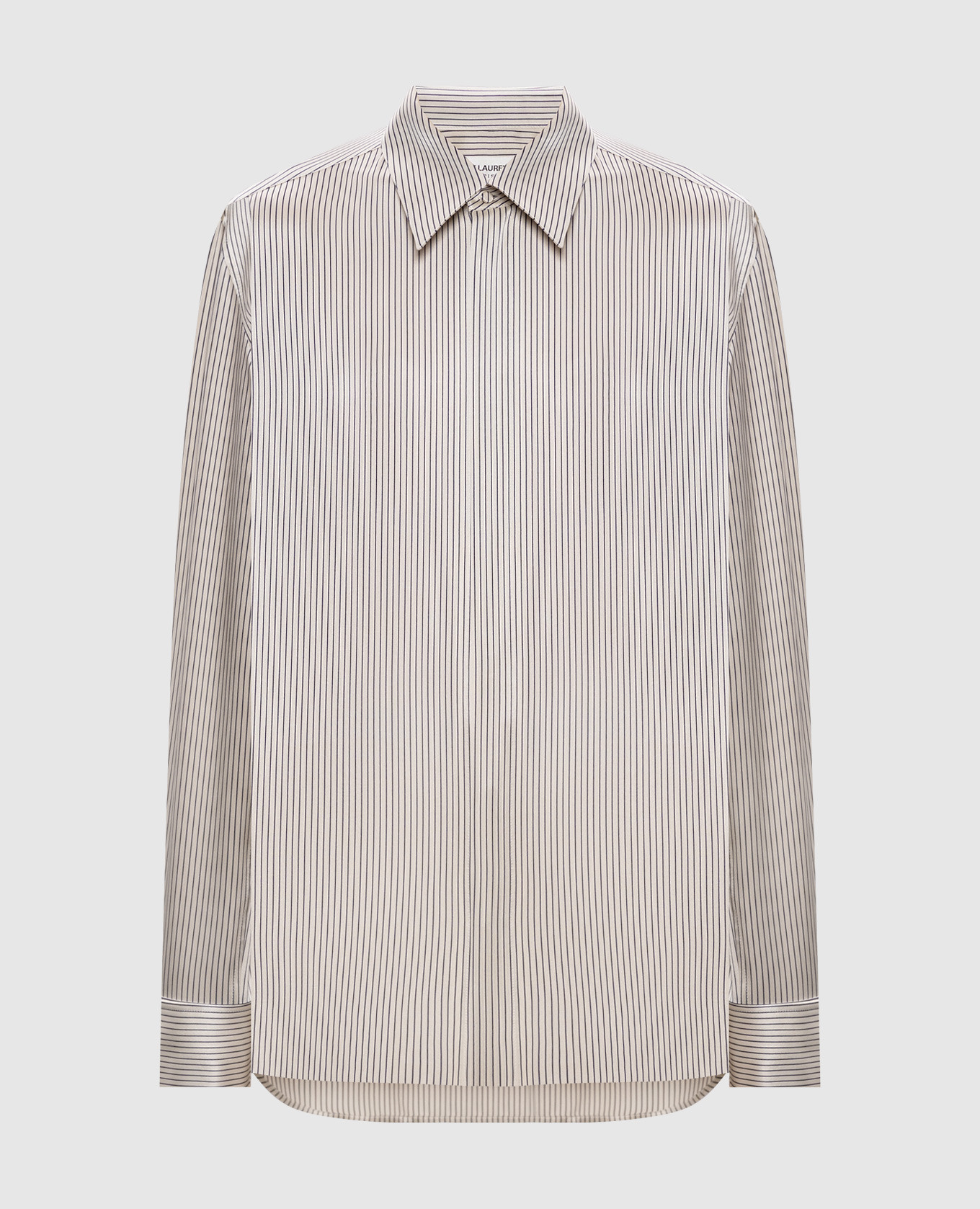 

Beige striped silk blouse Saint Laurent