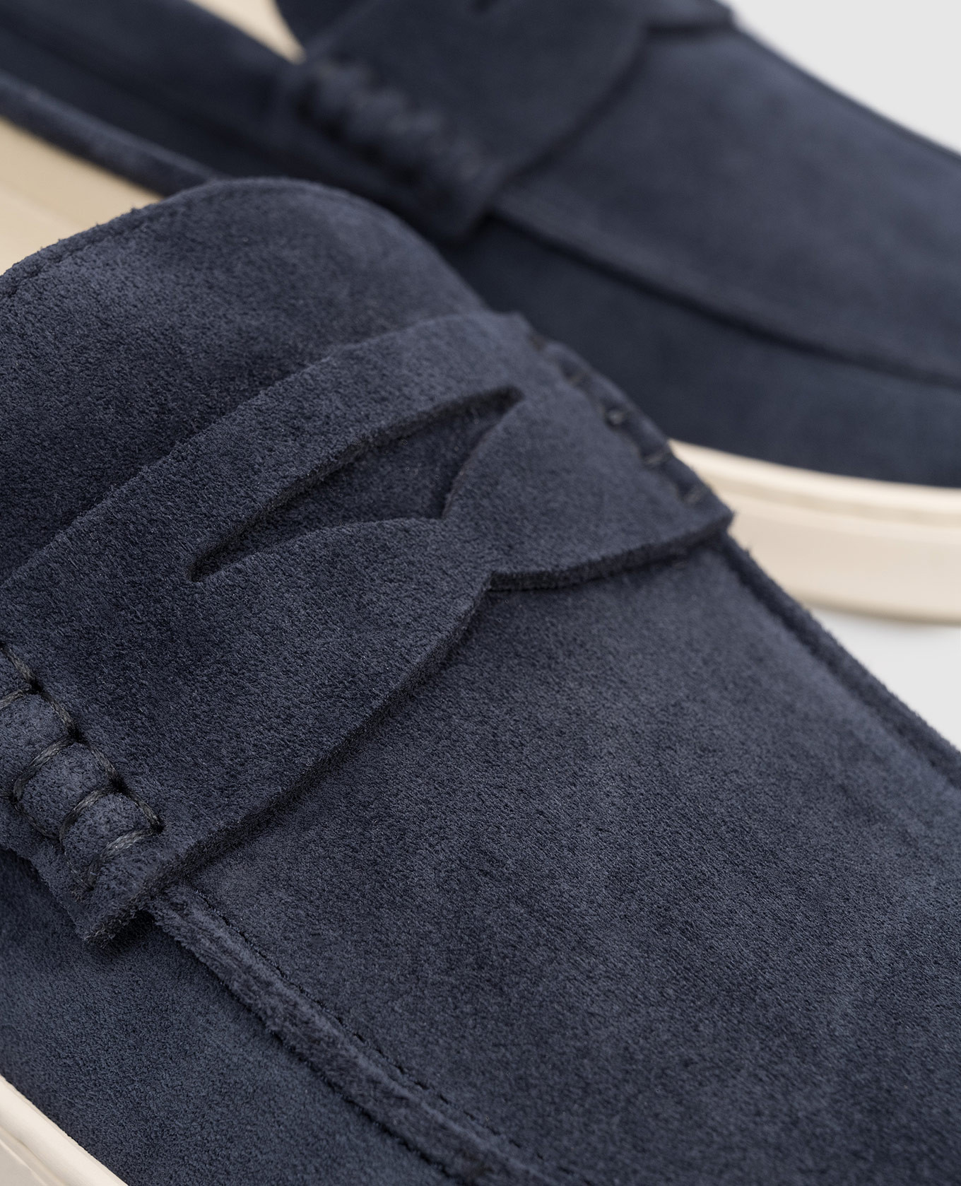 

Blue suede loafers Brunello Cucinelli