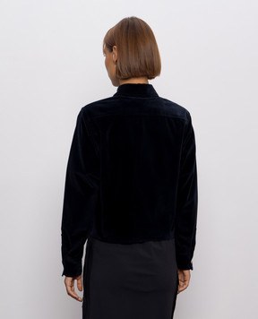 Max Mara Blue corduroy shirt RIVOLO MSTRIVOLO