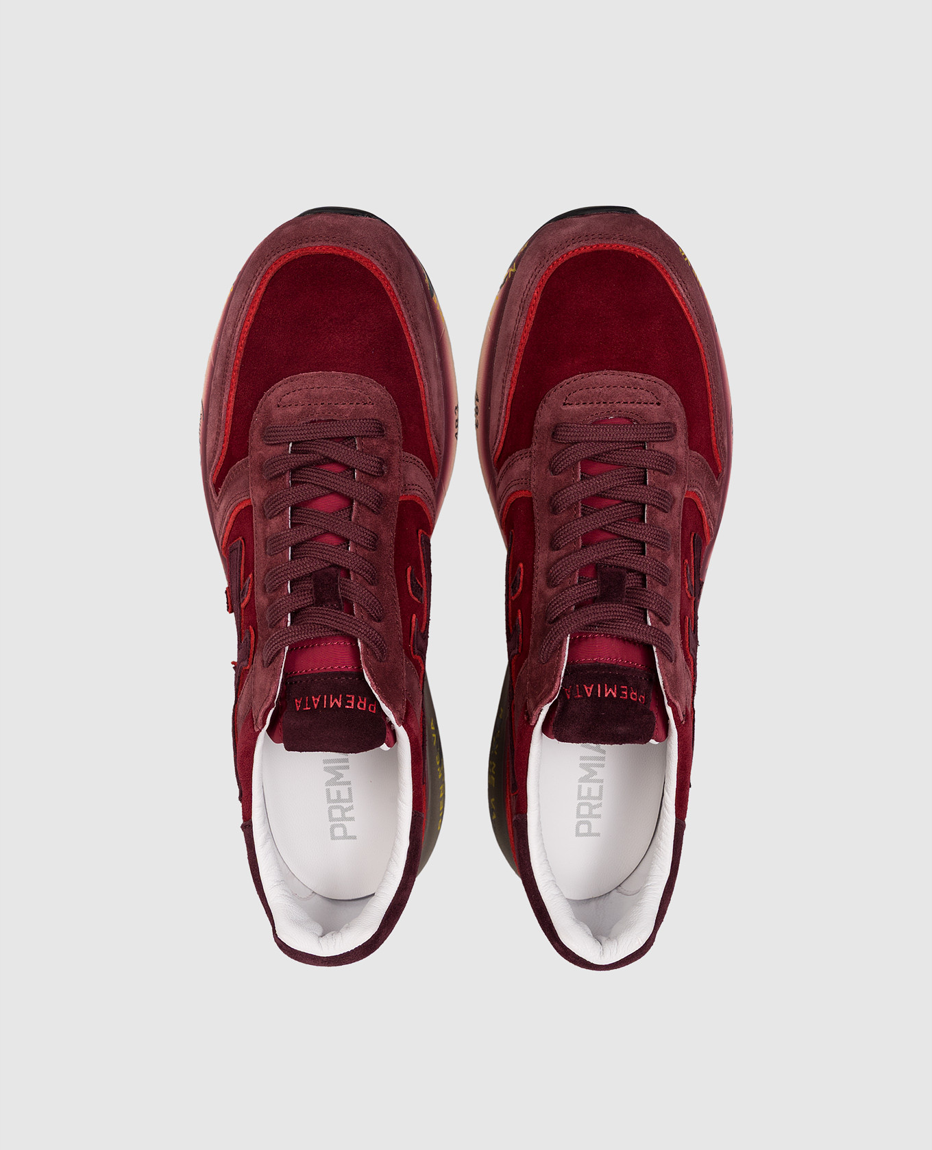 

Red suede sneakers MICK Premiata