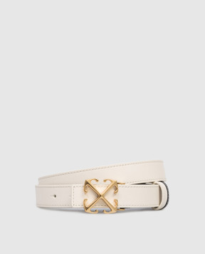 Off-White Reversible leather belt with Arrow emblem and print OWRB13AC99LEA001