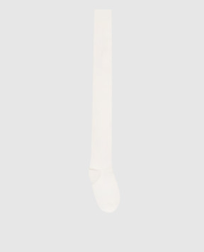 Story Loris Children's tights with cashmere in ivory color 13194