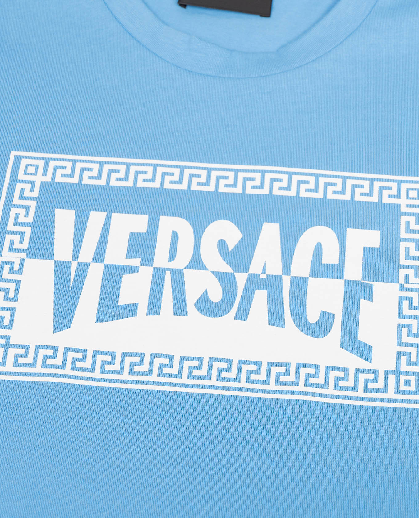 

Children's blue T-shirt with logo Versace, Light blue