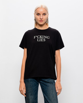 R13 Black T-shirt R13WK001K165A