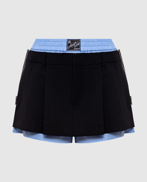 Alexander Wang Black wool skirt shorts 1WC2265410